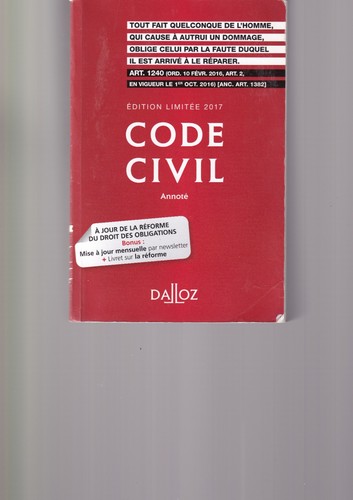 Dalloz code civil - -,