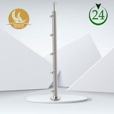 Poteau En Acier Inoxydable Garde-Corps Balcon Entrée Rampe V2A Escalier 42,4