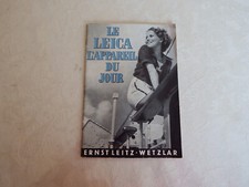 Ancien Livret Publicitaire  LE LEICA L'APPAREIL DU JOUR  JUIN 1937
