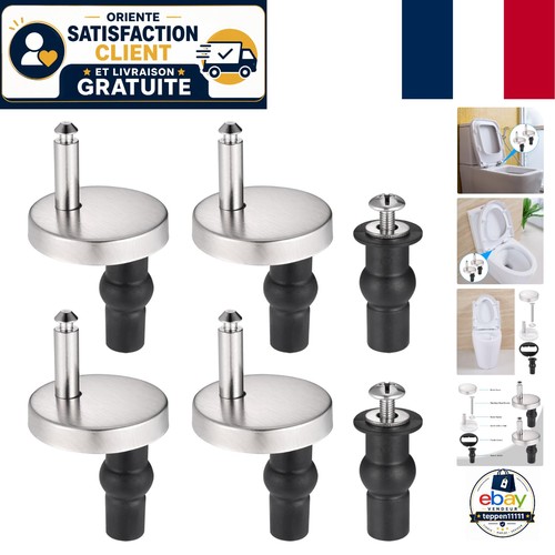 Set fixation abattant - , wc