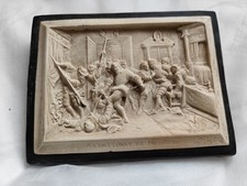 bas relief en pierre, cadre