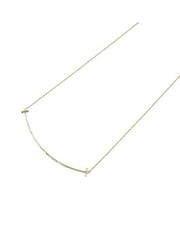 Preloved tiffany & co T Smile Pendant Women Gold Necklaces One Size