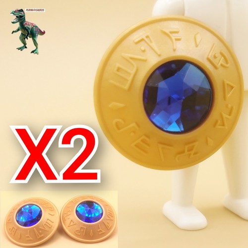 Playmobil bouclier doré - playmobil, x2