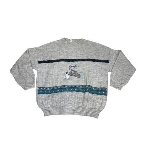 Pull laine animalier - en,