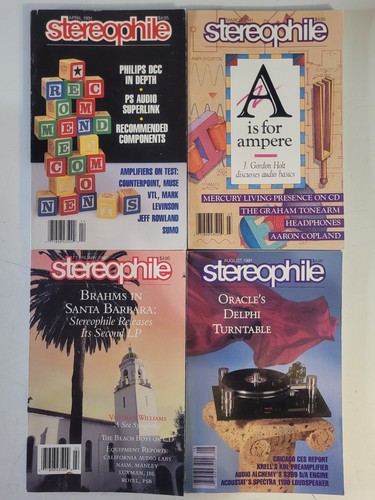 Lot stereophile magazines - lot, 4