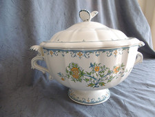 SOUPIERE FAIENCE GIEN DECOR