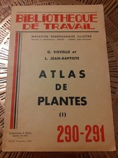 Bibliothèque de Travail - n°290-291 - Atlas de Plantes - Novembre 1954