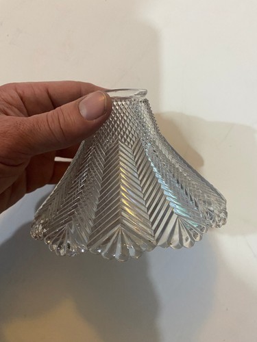 Vintage clear holophane style - clear,