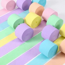 12 Rolls Crepe Paper Streamers