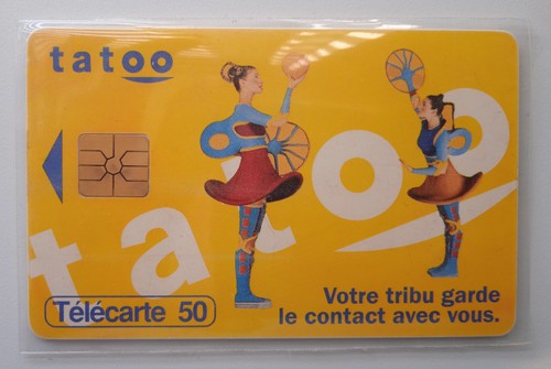 Télécarte f690a fond jaune - f690a,