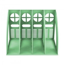 Classeur de Bureau Vertical, Rangement bureau Porte Document en Plastique, 4 ...