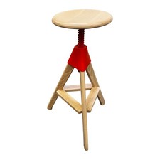 Design Tabouret De Bar Konstantin Grcic En Bois Réglable En Hauteur