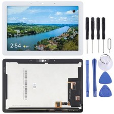 For Google Nest HUB Max  LCD Screen with Digitizer Full Assembly (White)
