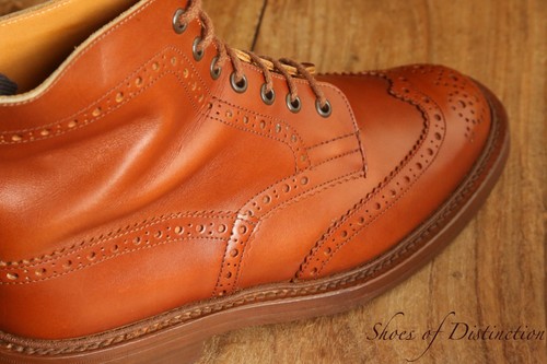 Chaussures bottes derby brogue