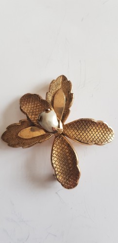 Broche vintage plaqué - vintage,