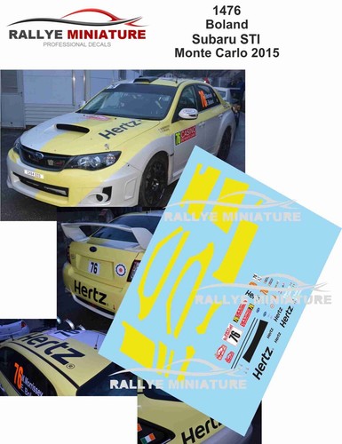 Decals ref 1476 - 1/32, subaru