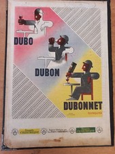 CARTON PUBLICITAIRE DUBONNET