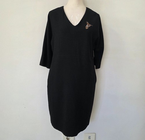 Robe décalée noire - , river