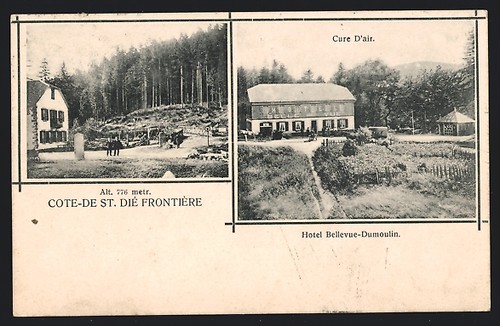 Cpa saint dié - cpa, cure