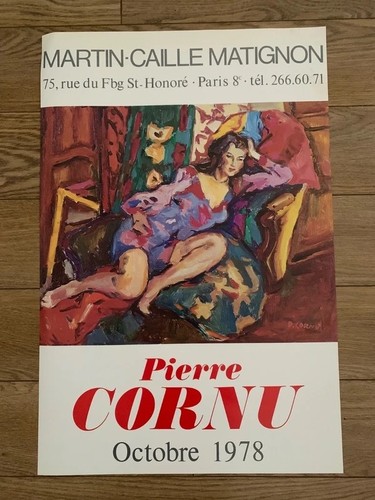 Affiche originale pierre cornu - affiche,