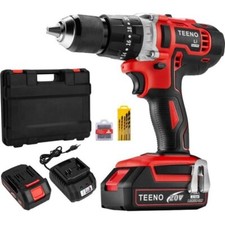 Perceuse visseuse à percussion 2 batteries 20V 2,0 Ah Li-ion Mandrin automatique