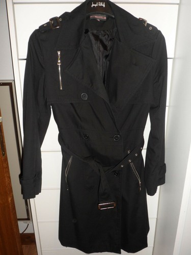 Trench noir très féminin - trench,