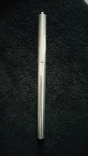 Stylo Roller S.T. Dupont Plaqué Argent Roller Ballpoint Pen Silver Plated
