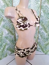 TENUE SEXY ENSEMBLE 3 PIECES TAILLE UNIQUE COULEUR CAMOUFLAGE