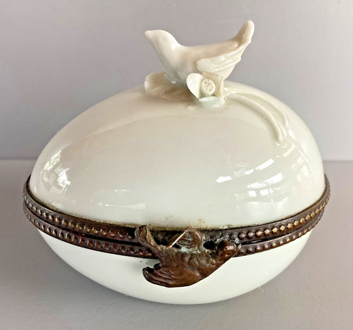 Ancienne boîte porcelaine - boîte,