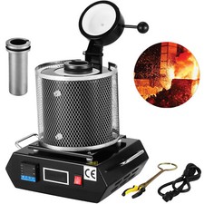 VEVOR 3 kg Four de Fusion Numérique Four Électrique Creuset Graphite Numérique