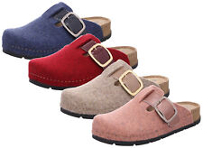 Rohde Femmes Chausson Pantoufle Feutre Sabot Boucle Memoryfußbett D. Soave 6012