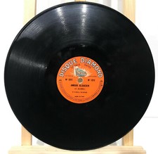 Ancien disque à saphir aiguille Pathé Diamond Amour Alsacien Ma bergère