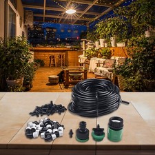 Automatique Arrosage Appareil 20M Robinet Tubes Avec Nozzles Kit Femelle Rapide