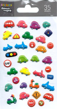 Stickers 3d petites Voitures