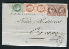 Rare lettre d'Alger pour Rouen