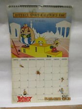 Calendrier Sport Asterix 1986