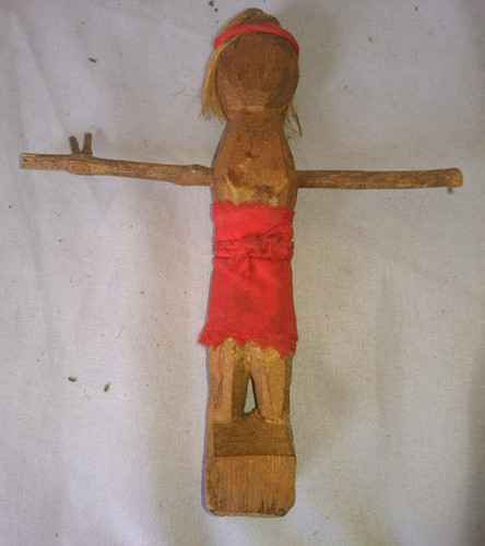 Ancienne statuette poupee - ancienne,