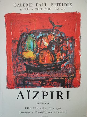 Paul aïzpiri affiche expo - paul,