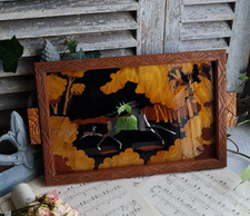 ANCIEN PLATEAU VINTAGE BOIS
