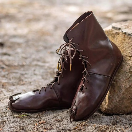 Bottes médiévales cuir - en, |