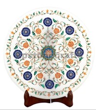 Plaque d'incrustation de marbre faite à la main avec pierres...