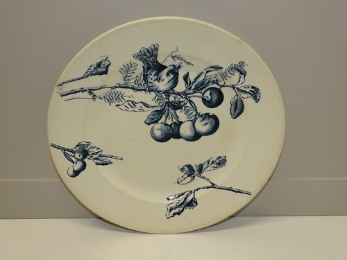 Belle ancienne assiette terre - -belle,