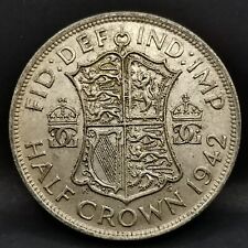 HALF CROWN ARGENT 500‰ 1942 GEORGE VI ROYAUME UNI / UNITED KINGDOM 1/2 CROWN