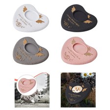 Pierre commémorative pour chat et chien, pierre tombale en ciment, accessoire