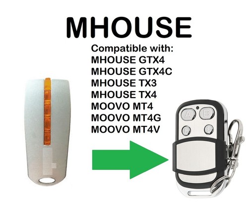 Mhouse tx4 compatible remote - compatible,
