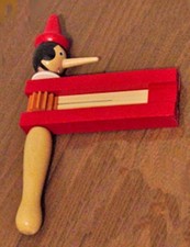 X Jeu Grenouille Jouet Pinocchio En Bois Tric Trac Enfants Moc