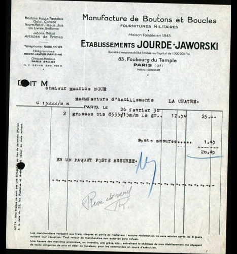 Paris factory of - paris, (x°)