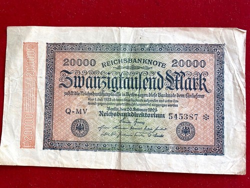 6427 billet allemagne 20000 - -,
