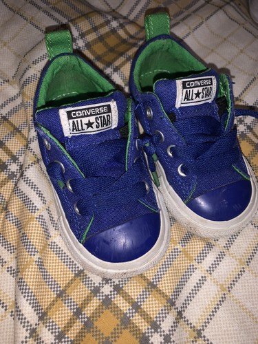 Converse bleue bébé - , garçon