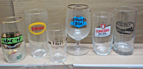 Verre ancien biere brasserie - 6,